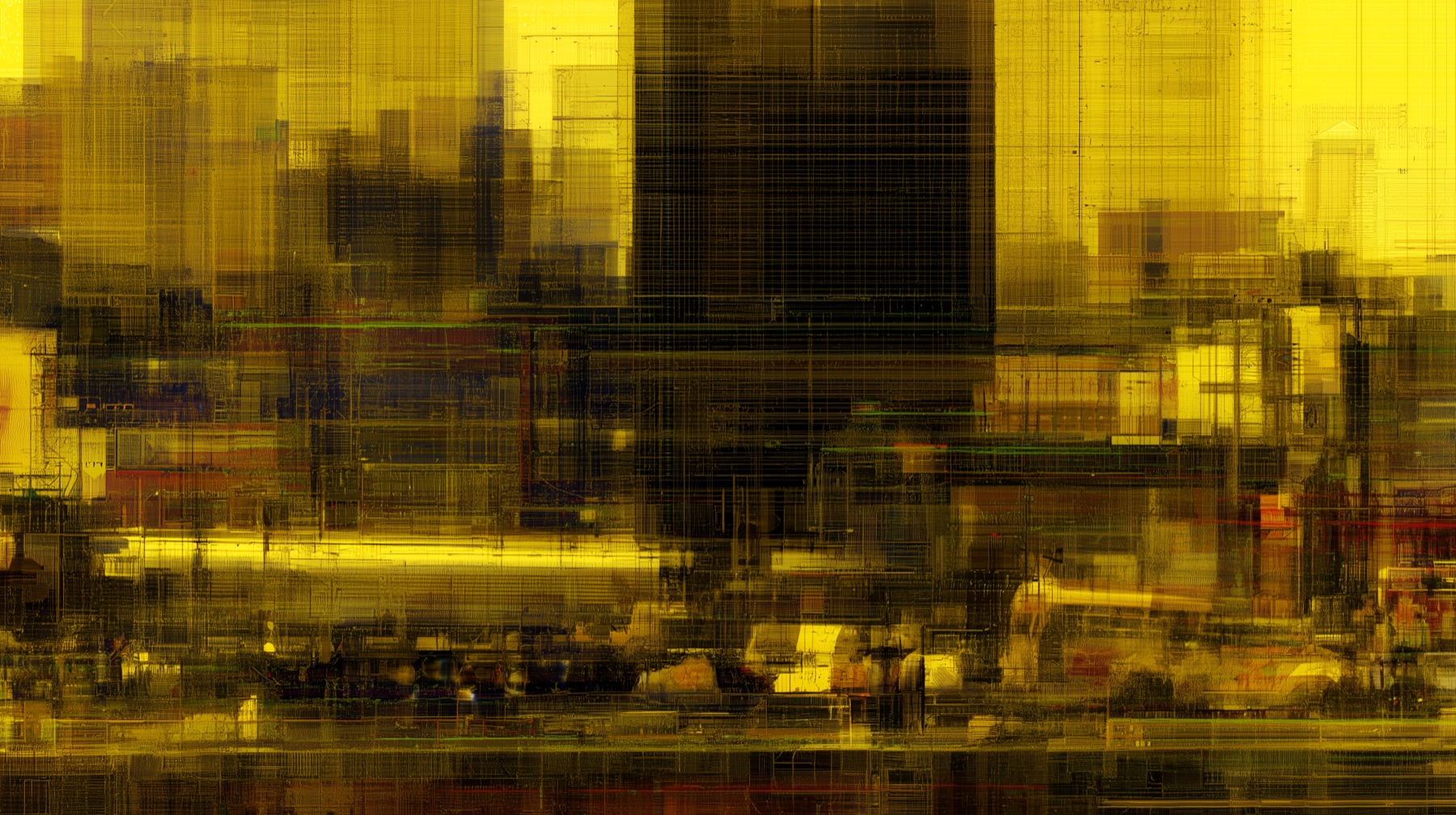 A procedural reconstruction of an industrial city